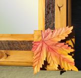 Carved Maple Leaf Mirror 4 small