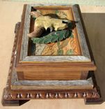 Buffalo Skull Carved Box 4 small