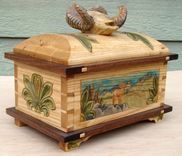 Big Horn Sheep Skull Box 1 small