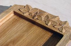 Carved Ivy Platter 3 small