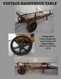 Vintage Hand Truck Coffee Table 2 small