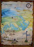 Custom Canvas Of Lake James 2 small