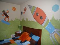 "Outer Space" Bedroom 1 small