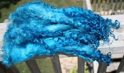 Hand Dyed Lincoln Wool Locks 3 small