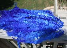 Hand Dyed Lincoln Wool Locks 6 small