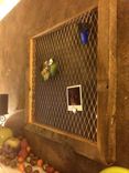 Magnetic Metal Grate Framed With Reclaimed Barnwood 4 small
