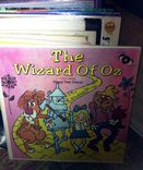 Upcycled Hand Painted Vintage Vinyl Record - Wizard Of Oz 2 small