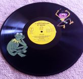 Upcycled Hand Painted Vinyl Record - Muppets 1 small