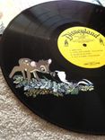 Upcycled Hand Painted Vinyl Record - Bambi 1 small
