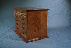 American Black Cherry Six Drawer Jewelry Chest #2 3 small