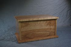 Solid Birdseye Maple 4 Drawer Jewelry Box 5 small