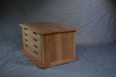 Solid Birdseye Maple 4 Drawer Jewelry Box 4 small