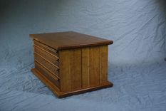 Solid Quartersawn White Oak Four Drawer Jewelry Box 2 small