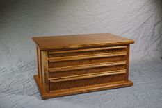 Solid Quartersawn White Oak Four Drawer Jewelry Box 1 small