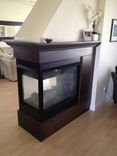 Custom Natural Edge Kitchen And Fireplace 4 small