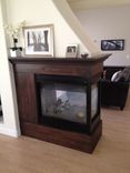 Custom Natural Edge Kitchen And Fireplace 5 small