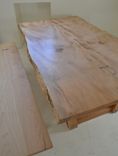 Curly Maple Live Edge Table And Bench With Inlay 4 small