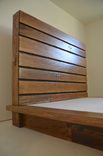 Modern Slatted Platform Bed With Steel Highlights 2 small