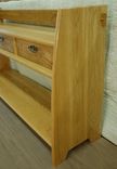 Solid White Oak Sideboard With Floral Inlay 2 small