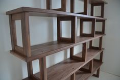 Walnut Bookcase, Modern And Modular 3 small