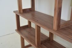 Walnut Bookcase, Modern And Modular 6 small