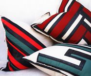 Recycled Bicycle Inner Tube And Wool Oversized Floor Pillows 1 small