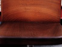 Salvaged Bulldozer Drive Wheel Cover Bar Stool Set 2 small
