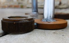 Machinery Gears Side Table 3 small