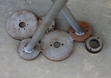 Machinery Gears Side Table 4 small