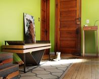 Rebar And Red Oak Bench 4 small