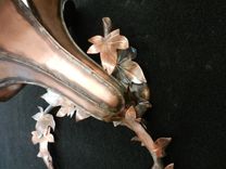 Copper Wall Flower Globe Light 2 small
