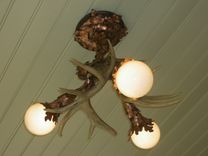 Oak And Antler Chandelier 2 small