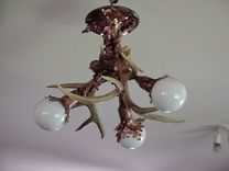 Oak And Antler Chandelier 3 small