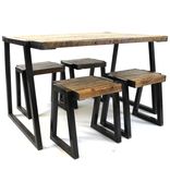 Modern Industrial Farm Table 5 small