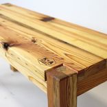 Reclaimed Heart Pine Farm Table 2 small