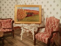 Custom Dollshouse Scale Paintings & Accessories! 3 small