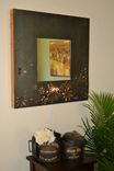 Steel Flowers Backlit Mirror 1 small