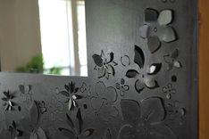 Steel Flowers Backlit Mirror 2 small