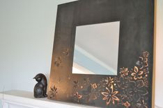 Steel Flowers Backlit Mirror 3 small