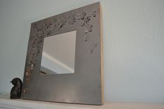 Silver Flowers Mirror 2 small