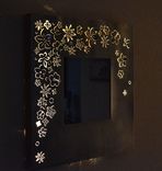 Silver Flowers Mirror 4 small