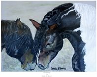 Wildlife Paintings, Eagle, Deer, Swan, Wolf, Mustang 2 small