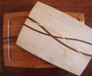 Inlayed Wood Cutting Boards 1 small