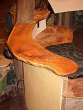 Kitchen Countertop Using Live-Edge Slab - Cherry 1 small