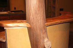 Kitchen Countertop Using Live-Edge Slab - Cherry 2 small