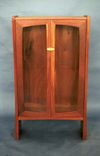 Display Cabinet - Honduras Mahogany, With Carved Maple Pulls 1 small