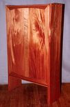 Display Cabinet - Honduras Mahogany, With Carved Maple Pulls 3 small