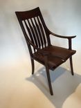 Oregon Black Walnut High Back Dining Chair 1 small