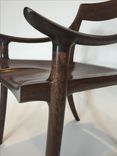 Black Walnut Sculpted Dining Chair 2 small