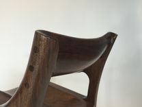 Black Walnut Sculpted Dining Chair 6 small